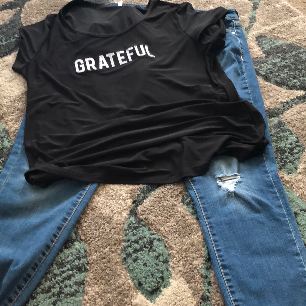 Jeans and top